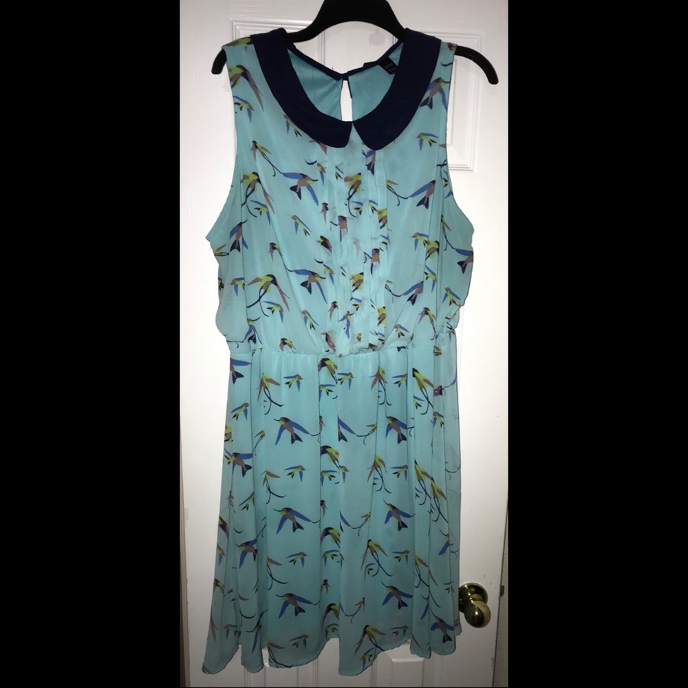 Bird Print Dress